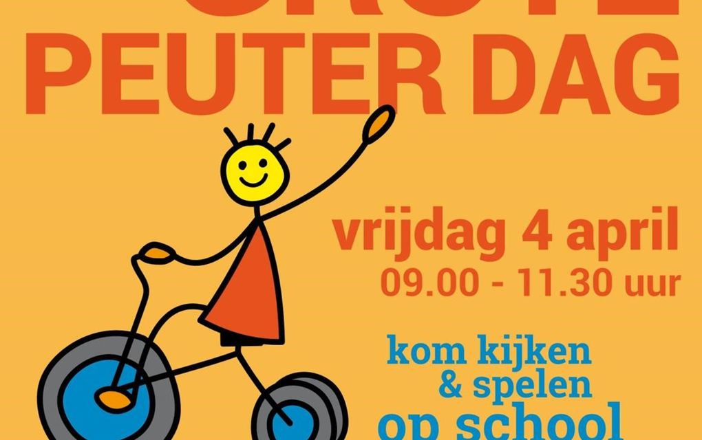 Grote Peuter Dag vrijdag 4 april tussen 9.00-11.30 uur