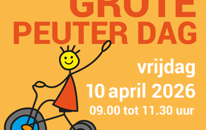 Vrijdag 10 april Grote Peuterdag!